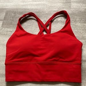 Lululemon red sports bra Size 2